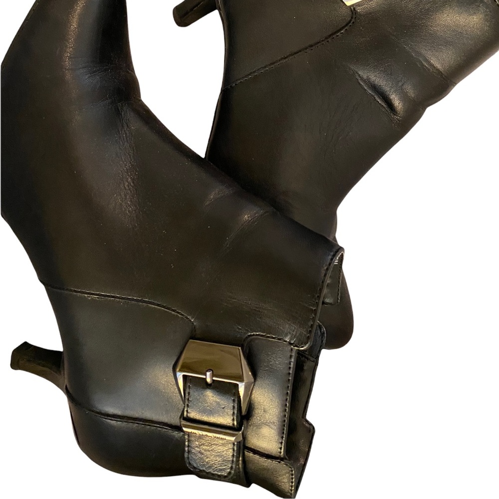 Anne Klein Flex Black 7.5 side Zip booties